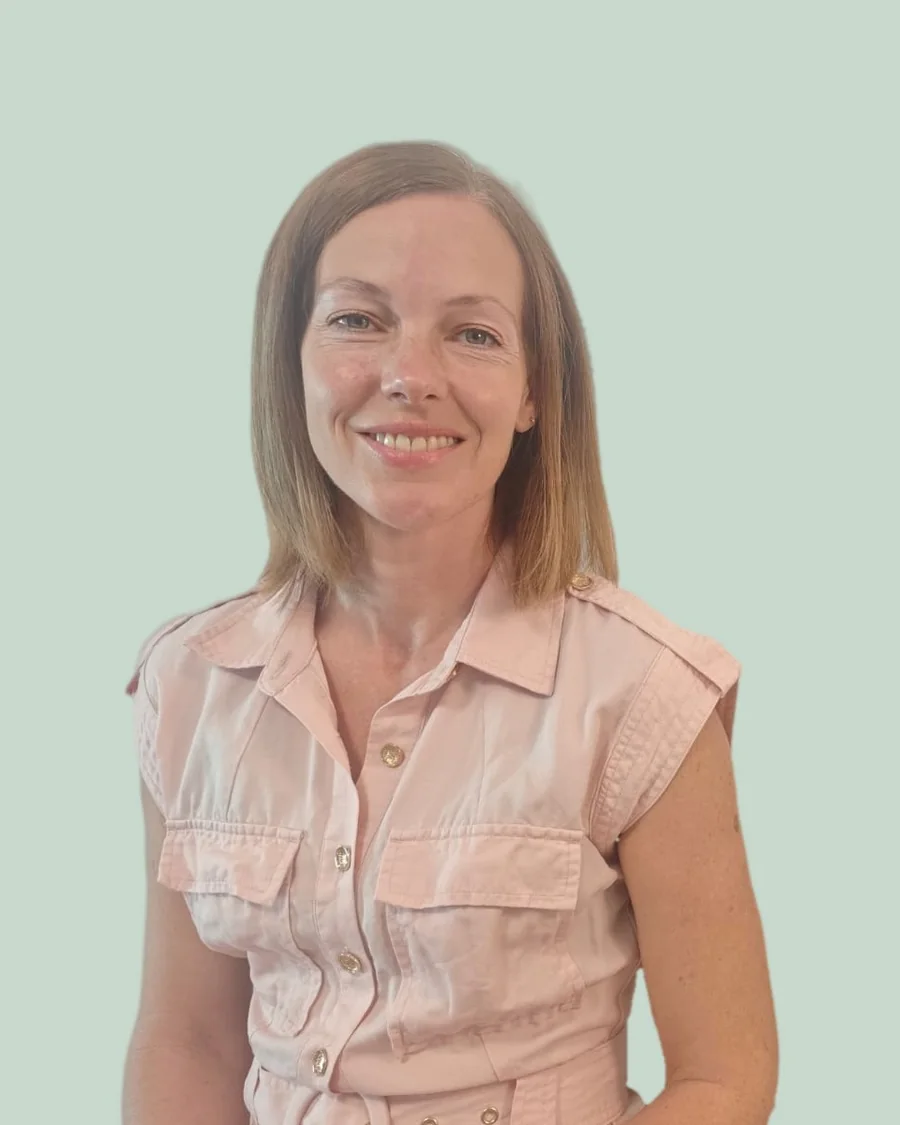 Lianne Johnston, specialist teacher, smiling